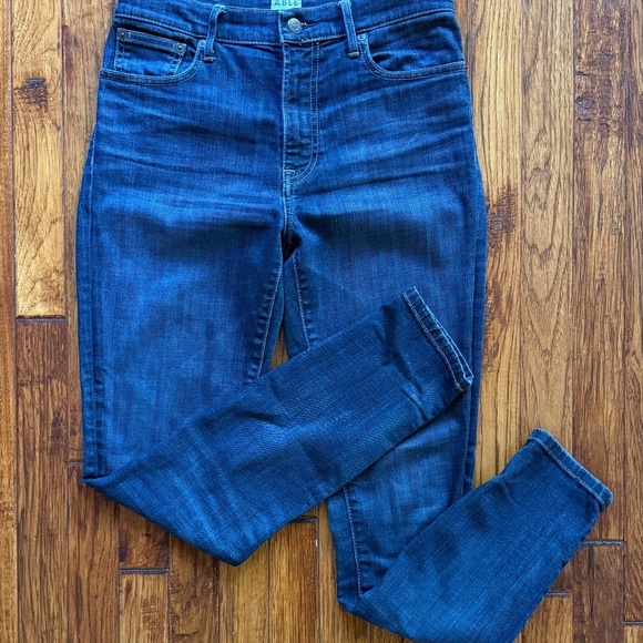 Able Clothing High Rise Denim Jeans, Women's Size 26 - Picture 2 of 9